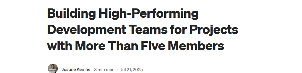 High-Performing Teams
